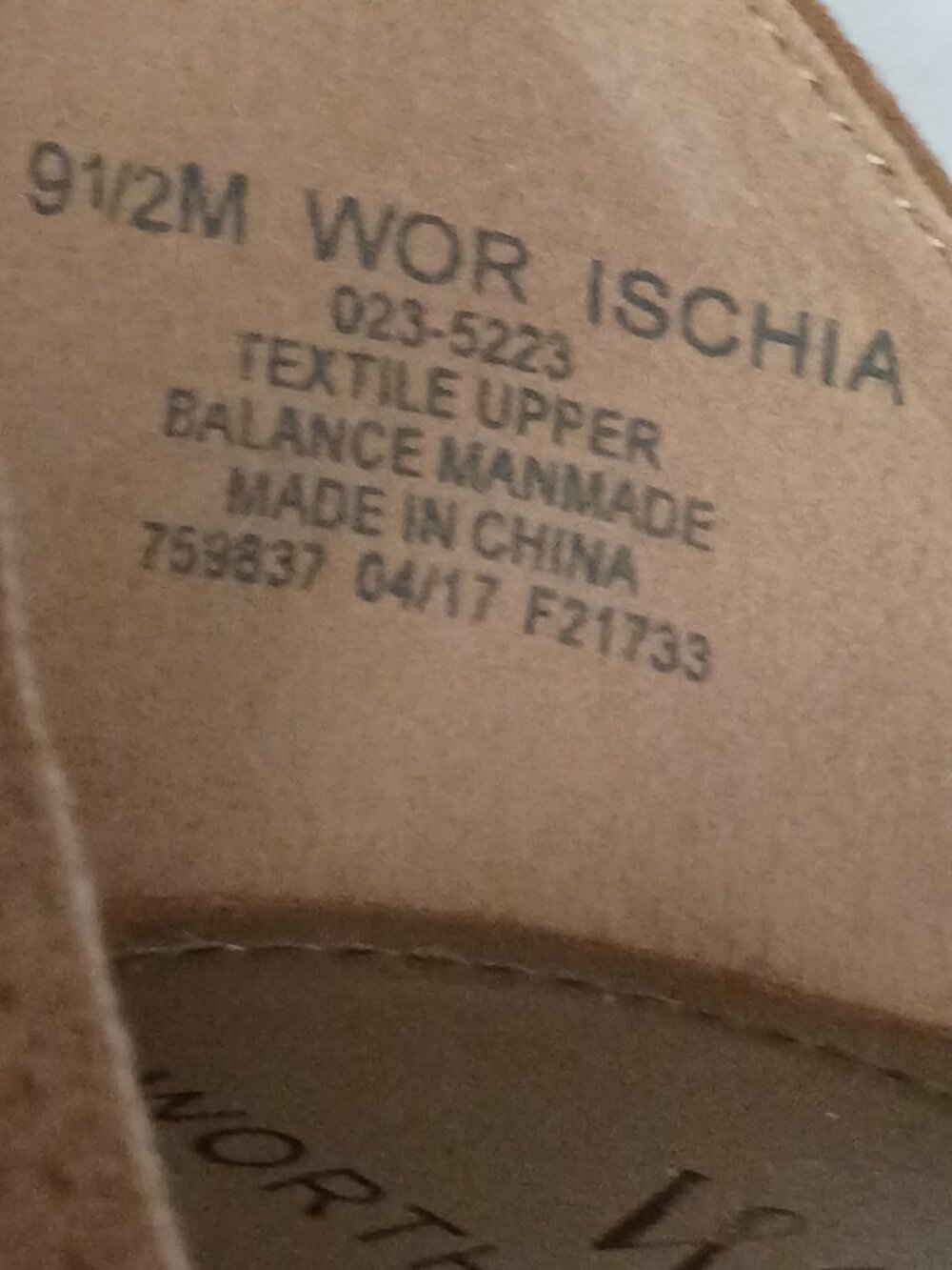Worthington Ischia Tan Faux Suede Ankle Strap Block Heel Sandals Size 9.5M - Picture 7 of 7